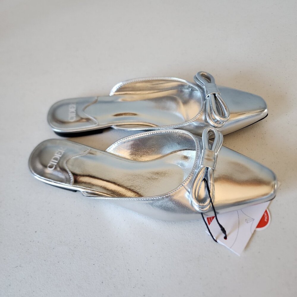 Silver Mules "NEW" - Picture 8 of 16